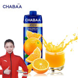 CHABAA泰国原装进口恰芭果汁番石榴荔枝汁整箱1L大瓶喜宴饮料过年货礼盒 100%瓦伦西亚橙子汁1L*1瓶