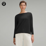 lululemon丨Back in Action 女士长袖 T 恤 透气 LW3CE0S 黑色 XXS /2