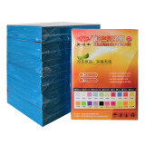 易利丰(elifo)复印纸彩色打印纸a4彩纸 彩色A4纸手工折纸 500张 湖蓝色500张