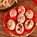 酷依宝喜蛋贴鸡蛋贴纸宝宝周岁仪式道具满月百日生日宴抓周订婚结