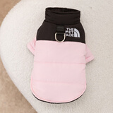 嬉皮狗（hipidog）秋冬季狗狗休闲风时尚拼接两脚棉衣泰迪猫咪加厚可牵引宠物狗衣服 奥丽粉（可牵引） L（建议体重8-11斤）