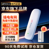 京东云【京东自主品牌】随身wifi6移动无线上网卡usb免插卡车载4G路由器随行宽带台式机学生宿舍流量卡 京东云随身WiFi【USB插电款】白