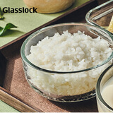 Glasslock玻璃碗家用泡面碗耐高温加厚钢化玻璃蒸蛋碗沙拉碗300ml