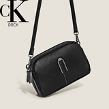 DRCK品牌真皮斜挎包女2024新款中年妈妈头层牛皮手拿单肩包女士迷你小