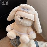 布燃 可爱毛绒包包女ins百搭单肩包卡通玩偶包毛茸茸小兔子斜挎包女