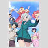 狼天影 埃罗芒阿老师动漫海报墙贴画和泉纱雾宿舍二次元墙纸高清可定制 纱雾1 30*45cm