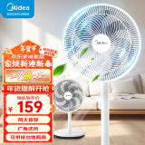 美的（Midea） 电风扇 家用风扇落地扇立式轻音节能电扇台扇迷你扇台立两用小风扇 【七叶大风量台立两用落地扇SAF30AC】 家用落地扇