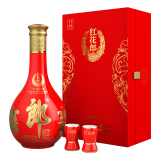 郎酒 红花郎15 酱香型 白酒 53度 500ml*1瓶 礼盒装 新老包装随机发货