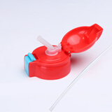 虎牌原装儿童保温杯壶吸嘴吸管组盖杯子盖子配件硅胶600ml水杯吸管头 红色吸管盖（含吸嘴+吸管）