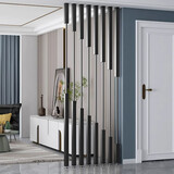 侠友屏风遮挡隔断柜客厅入户门现代新中式餐厅隔办公室玄关柜玻璃实木 B款一组8根高251-300厘米