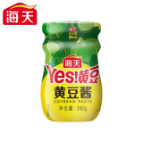 海天Yes黄豆酱340g家用商用拌面酱非转基因黄豆发酵蘸焖红烧下饭酱9 黄豆酱340g*1瓶