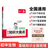 一本初中生物基础知识大盘点 2024同步教材思维导图串记七八九年级期中期末中考总复习速查速记背记手册