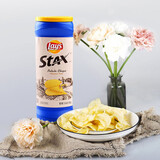 乐事（Lay's）美国进口无限桶装薯片休闲办公室零食居家追剧小吃香脆好吃 原味桶装薯片(墨西哥产) 163g*1罐