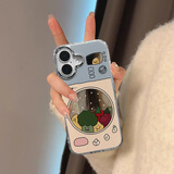 杜梵纳适用苹果16女新款手机壳iPhone16promax自带镜面小众不撞款14高级感13超薄镜子12硬壳防摔保护套 【高清镜面】翻转果蔬  便携补妆镜 iPhone 16