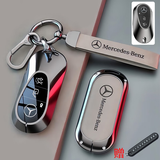 绅创奔驰钥匙套25款 E300l E260l c260l c200l GLC/B/E包扣壳S级 奔驰-C款-灰皮绳款