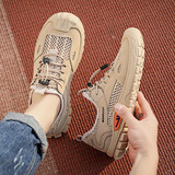 回力网面鞋男鞋透气运动鞋户外休闲朔溪鞋鞋 WXY(S)-3792N 卡其 40