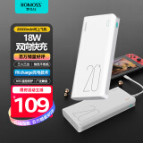 罗马仕sense6+ 20000毫安时PD双向快充充电宝大容量移动电源Type-C输入输出适用于苹果安卓华为小米手机