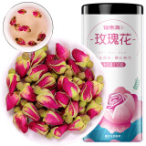 福东海 干瓣玫瑰花110g 红玫瑰花 平阴重瓣胎玫瑰玫瑰花茶 泡水喝的花草茶 养生茶饮