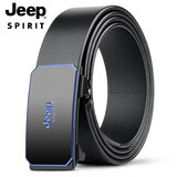 JEEP SPIRIT吉普皮带男士腰带真头层牛牙自动扣商务送男友老公爸爸生日礼物