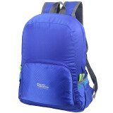 ALPINT MOUNTAIN埃尔蒙特户外男女可折叠背包登山包便携皮肤包徒步包630-726 宝蓝