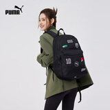 彪马（PUMA）户外旅行轻便大容量双肩背包男女运动学生书包079194 黑色-01 OSFA/均码