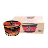 农心（NONGSHIM）辛拉面Black 豚骨风味方便面碗面101g*16