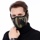 SN.SU.SK护耳罩保暖男女户外防风护耳套冬防寒耳朵耳包耳暖护脸冬口罩骑行 耳朵加厚两用款-迷彩色