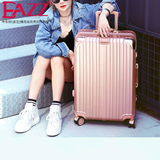 EAZZ【一体铝框｜退换免费】行李箱铝镁合金拉杆箱旅行箱登机密码皮箱 高端 铝框-玫瑰金 20英寸 登机箱 签约商务手提箱