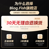 Blog.Fish 蓝牙耳机真无线入耳式降噪高音质迷你运动豆式超长续航智能数显游戏 皓月白【9D音效丨双耳通话降噪】