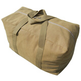 LNGA LANDGRE幼儿园棉被收纳袋加厚水洗无味帆布整理袋储物包行李打包搬家袋子 卡其色 大号68*46*33