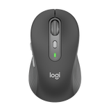 罗技（Logitech）M750M 通用版鼠标 无线蓝牙鼠标 静音鼠标 智能鼠标 对称鼠标 黑色 带Logi Bolt USB接收器