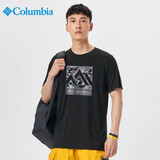 Columbia哥伦比亚短袖t恤男春夏城市户外休闲圆领印花 AE0403 015 M