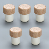 大象苏打水盖子小红书推荐同款红酒瓶密封塞防漏瓶塞子1.8厘米口内径通用瓶盖派品龙 木塞 5个装