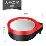 本诺全磁拉饵盘强磁拉丝盘竞技散炮盆鱼饵饵料盒钓鱼钓箱钓椅地插通用 【福利款】黑红大号二层 无规格