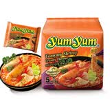 养养yumyum泰国进口酸辣虾味浓汤冬阴功方便面海鲜泡面夜宵速食品代餐 【70g*5包】冬阴功【浓汤】面 350g