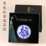 传印阁姓名印章定做黑檀木竹节印章名字章私人定制文创生日礼物古风个人书法章篆刻章学生毕业礼品送老师 黑色礼盒流苏款-下单请备注定制内容