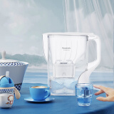 松下（Panasonic）过滤净水器 家用滤水壶 净水壶 厨房自来水过滤净水器  4.2L水壶 TK-EUNP51W（白色）