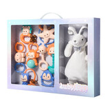 澳贝AUBY 床铃婴幼儿宝宝床铃牙胶摇铃 新生婴儿礼盒玩具0-1岁礼物 新生儿安抚摇铃礼盒461536