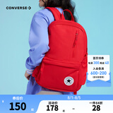 Converse 匡威中学生书包新款儿童双肩背包多功能口袋减负书包青少年 学院红 M【44*30*11cm 约14.5L】