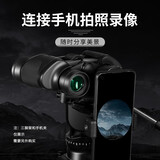 BIJIA美国双筒望远镜高倍高清大口径目镜塑钢镜身户外旅游演唱会望远镜 塑钢镜身-7X35标准版+手机夹