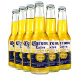 科罗娜（CORONA）科罗纳特级 精酿啤酒 墨西哥风味 小麦啤酒黄啤酒330mL瓶装整箱 科罗娜啤酒 330mL 6瓶