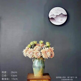 景德镇陶瓷花瓶摆件客厅插花落地高级感种花盆大复古陶罐水养中式 油画双耳款（不含花）可水培