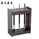嘉禾嘉美 台球杆架 6孔柜式台球架杆桌球架杆器球房台球杆展示架