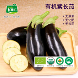 有机汇 有机茄子 紫长茄 有机蔬菜三国有机认证 自有农场采摘 250g