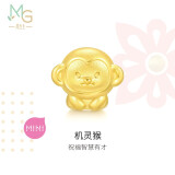 周生生黄金转运珠 文化祝福十二生肖足金串珠定价生肖猴93699C不含绳