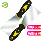 彩弘 油灰刀2英寸*2把装 塑柄小批刀刮刀清洁铲刀非不锈钢抹灰腻子刀抹泥刀手动工具