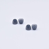 hiinears 适用SONY索尼MDR-EX750BT耳塞套耳套WI-1000X硅胶套H700耳帽 【透灰色小号2对】