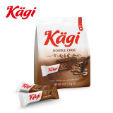 卡奇（KAGI）瑞士原装进口 kagi卡奇巧克力威化 休闲食品 办公室零食 早餐 迷你巧克力特浓威化饼干 125g