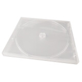 铼德（RITEK） cd盒 dvd盒  光盘袋 光盘收纳盒  碟片盒 圆盒 盘贴 半圆贝壳盒方盒 双碟方形光盘盒10个 可装封面