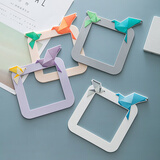 安贝易开关套挂钩创意卡通开关贴开关装饰贴墙贴电源插座遮挡保护套防脏 千纸鹤单框白